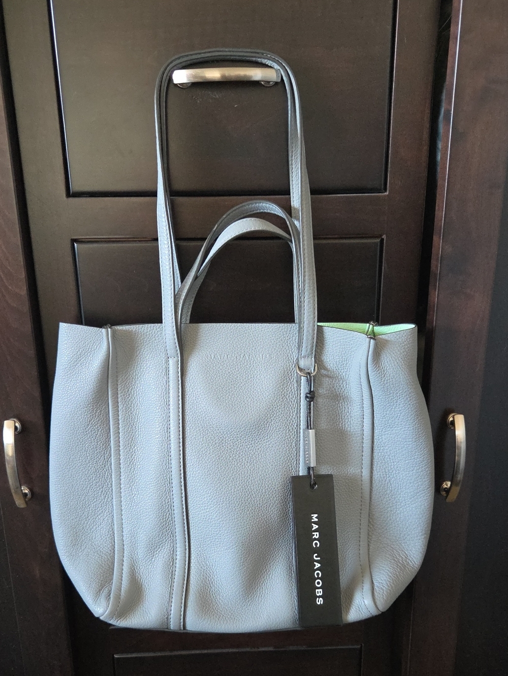 Marc Jacobs The Tag Tote 27 – Rock Grey EUC